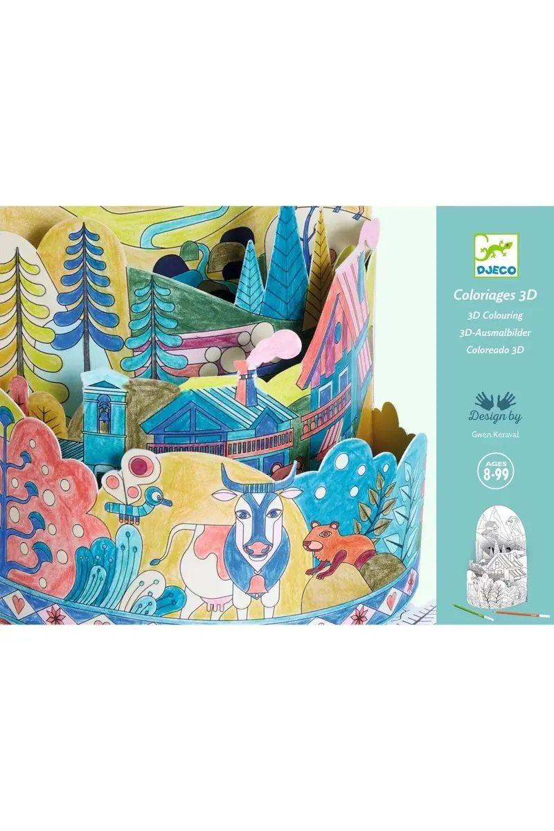 3D colouring - On top… of the world