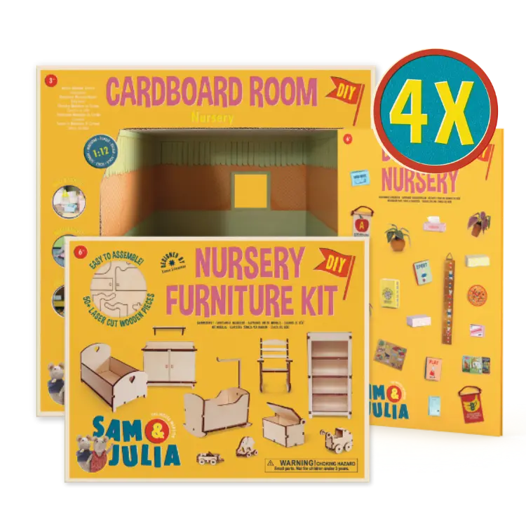 4x De Complete Babykamer Set