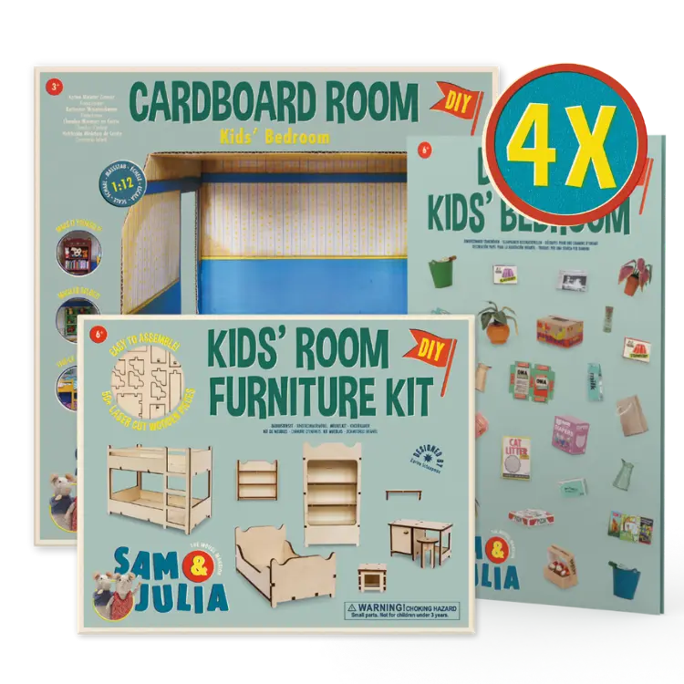 4x De Complete Kinderkamer Set