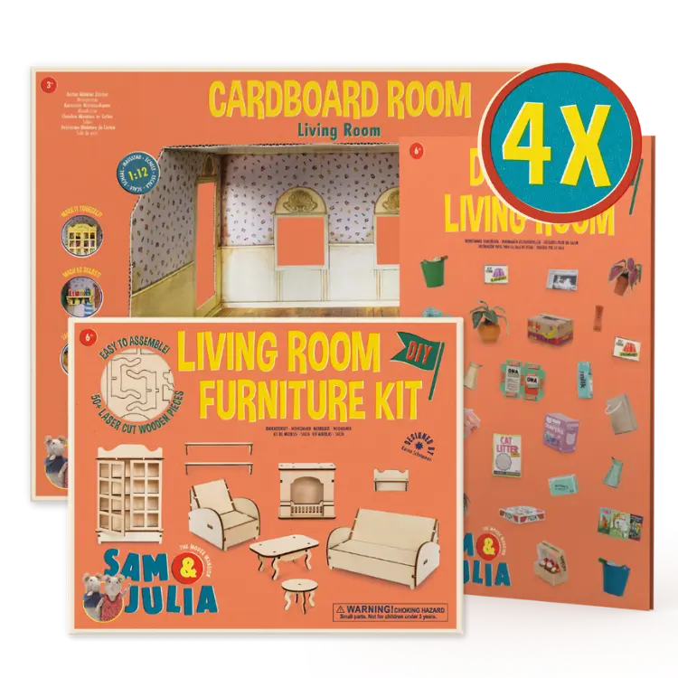 4x De Complete Woonkamer Set