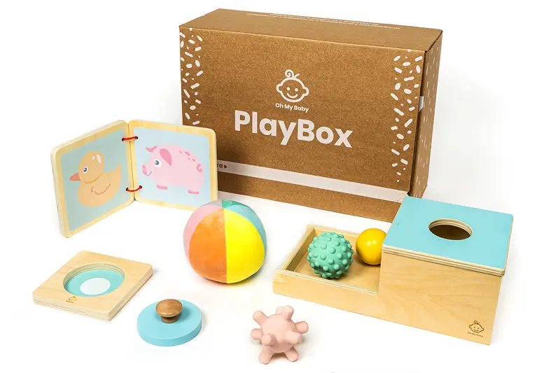7-8 mesi - Play Box 'Cheeeese'