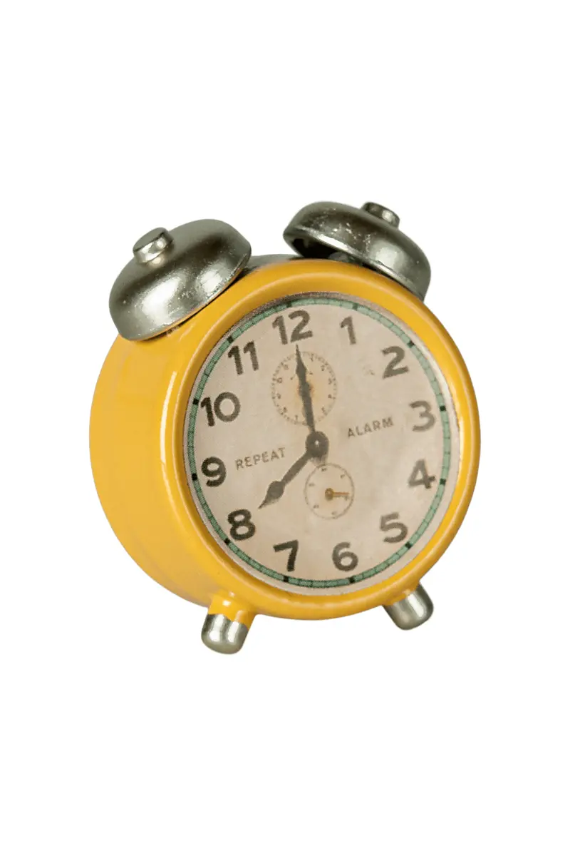 Alarm Clock, Mouse - Yellow