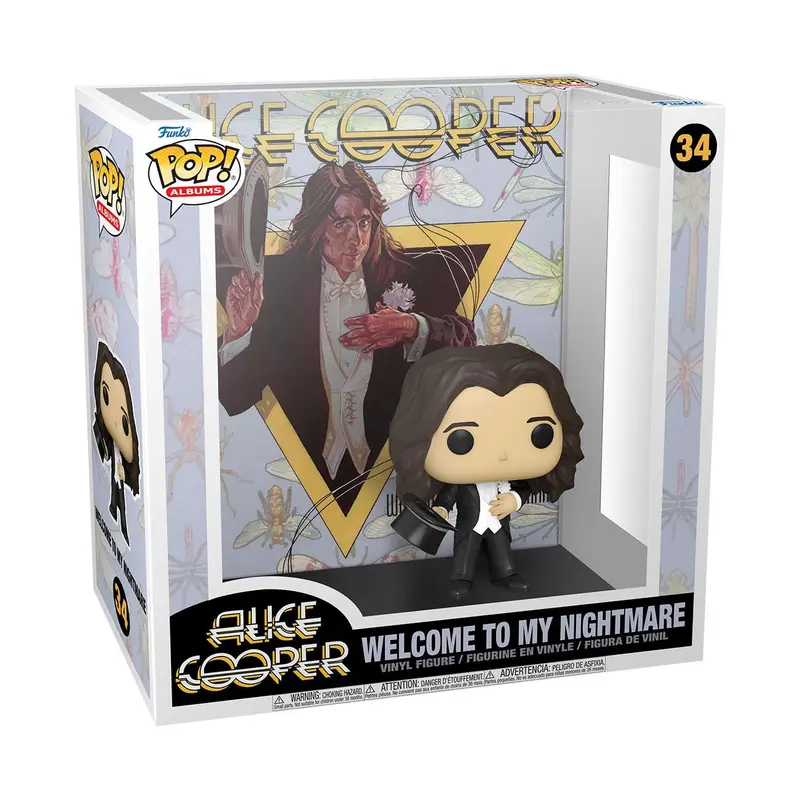 Alice Cooper POP! Albums Vinyl Figure Welcome to My Nightmare 34