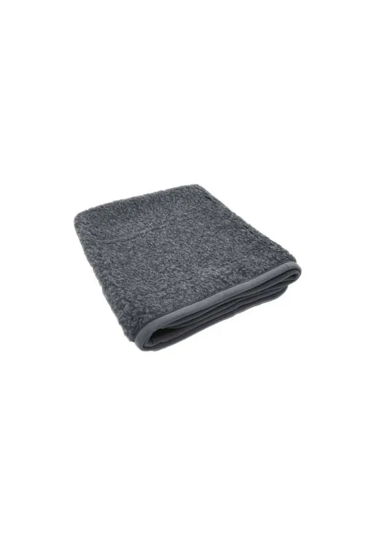 Alwero deken Thumbled Antraciet 75x100cm