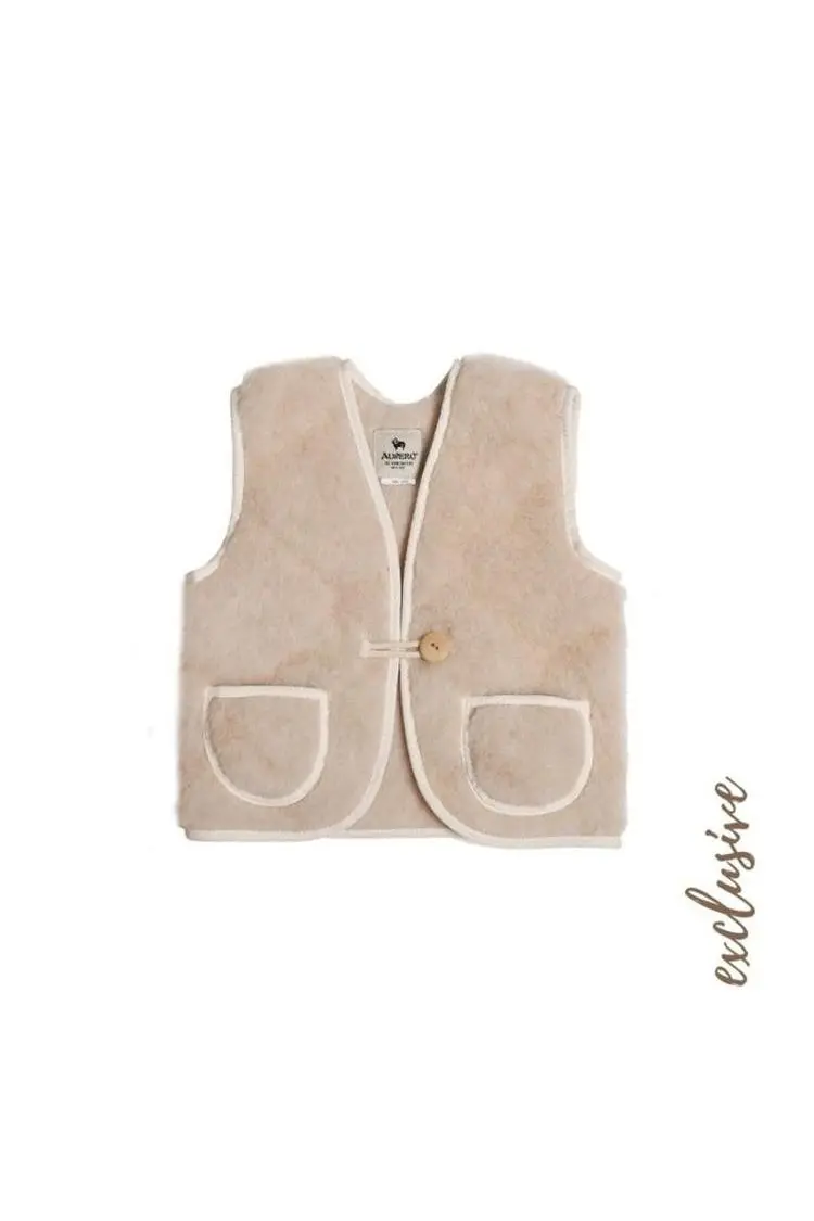 Alwero Exclusive bodywarmer Alpen Onion Junior 3D Beige