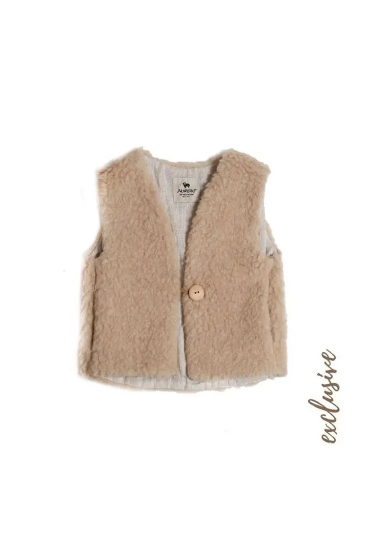 Alwero Exclusive bodywarmer Vest Junior Beige