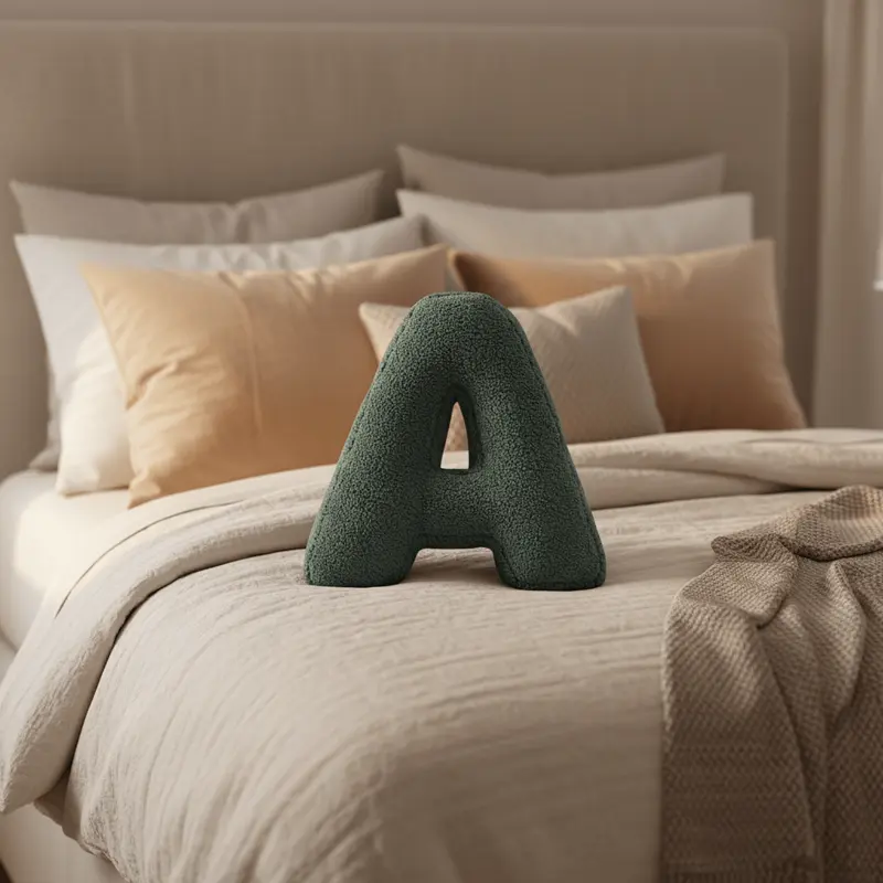 Alyra Letterkussen - Fluweel, Gepersonaliseerd
