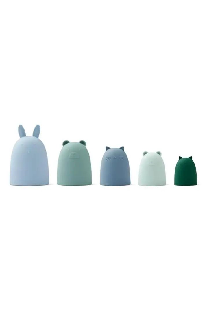 Anneli nesting toy Dusty mint multi mix
