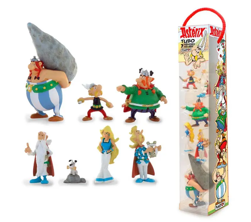 Asterix Mini Figures Set 7-Pack – Gaulish Village Collectible Figures 4–10 cm
