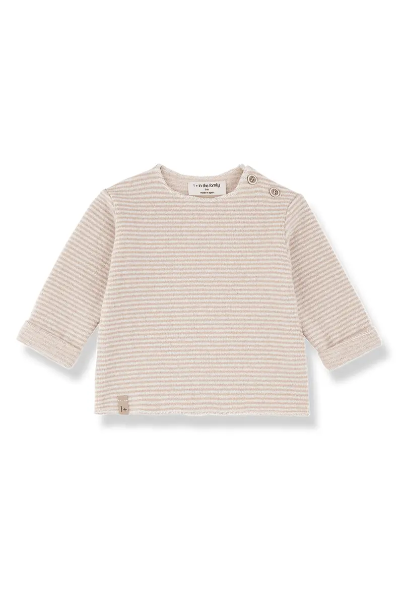 Aubin l.sleeve t-shirt - nude
