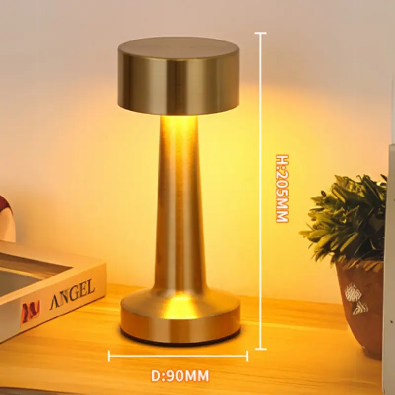 Aurelia Bureaulamp LED - Aluminium, Draagbaar en Oplaadbaar