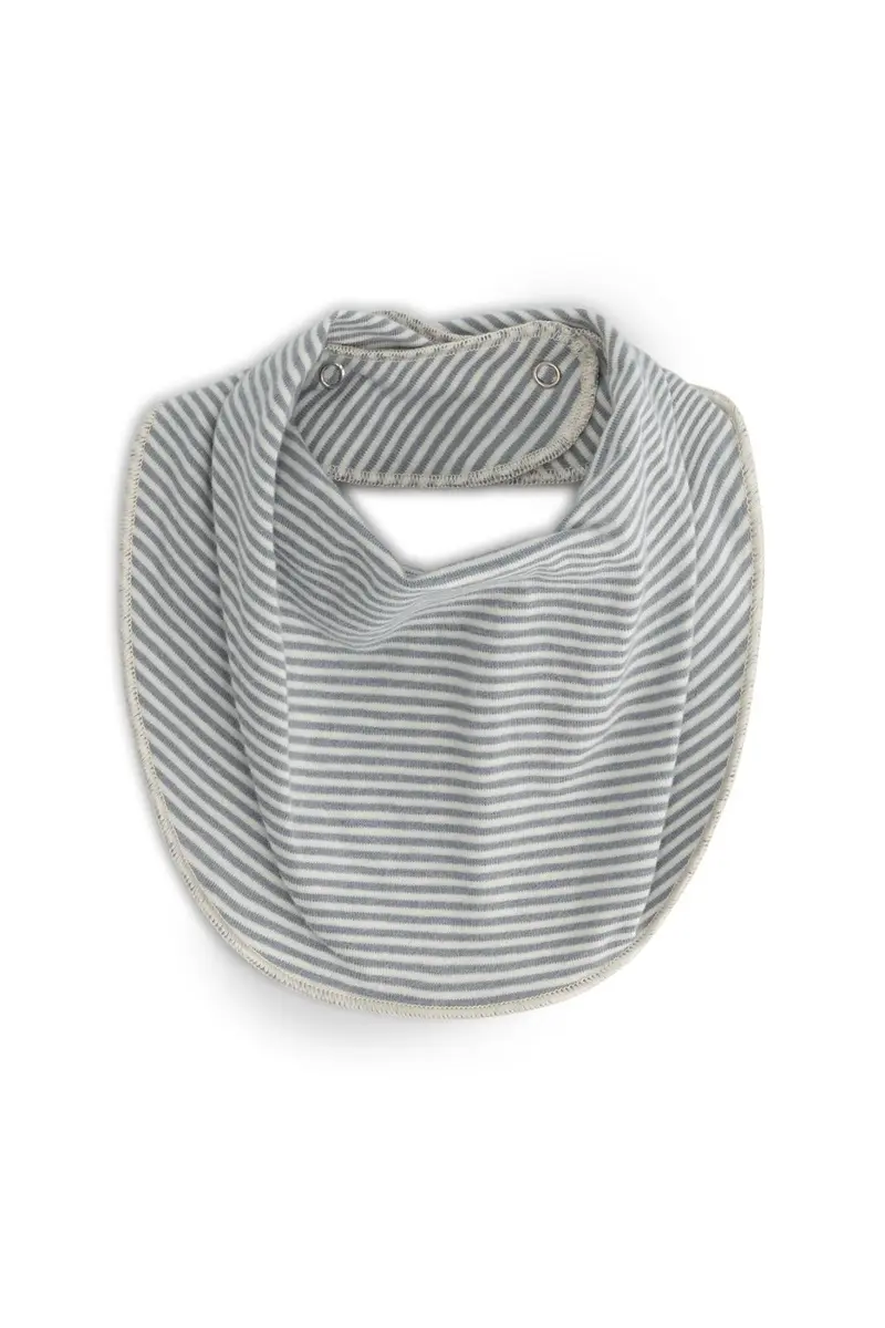 Baby Bib | Stone Gray - Cream