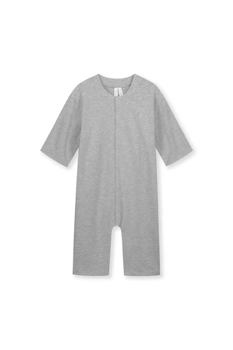 Baby Suit with Back Seam | Grey Melange