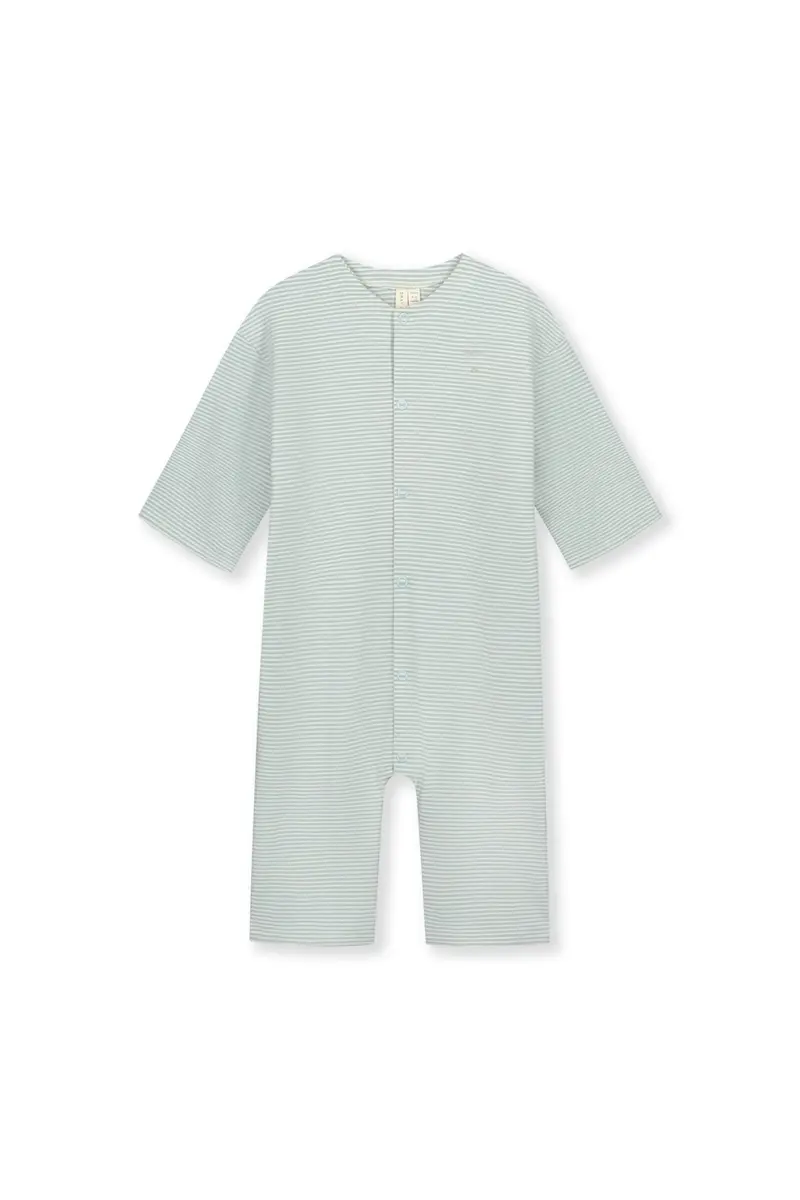 Baby Suit with Back Seam | Sky - Cream