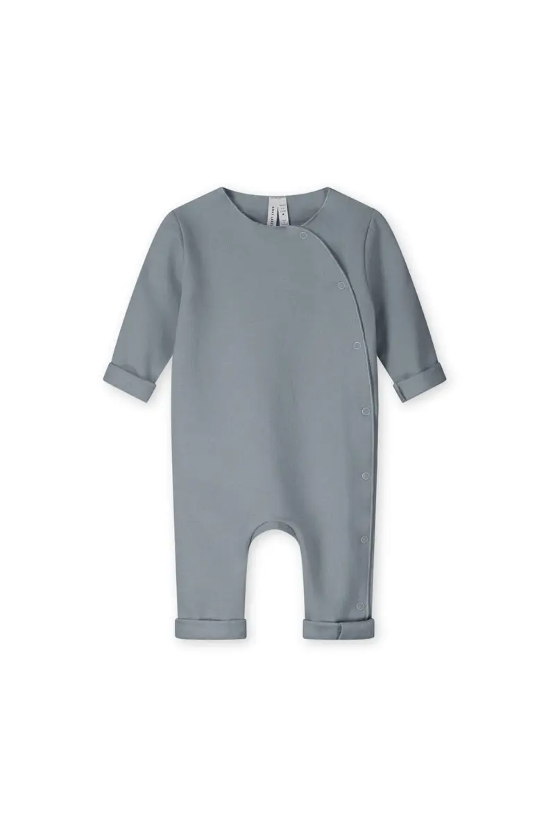 Baby Suit with Snaps | Stone Gray
