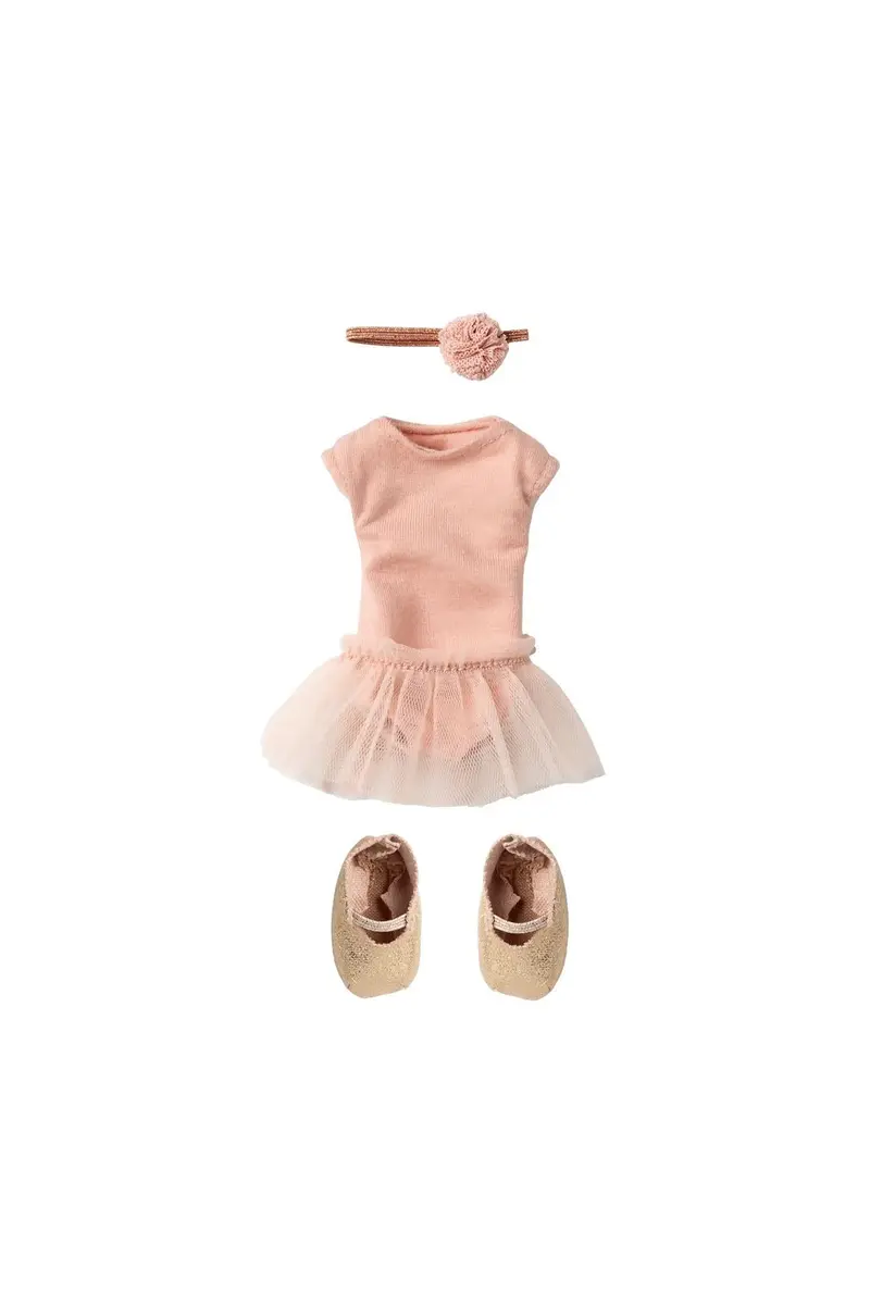 Ballet suit and skirt rose, Size 2