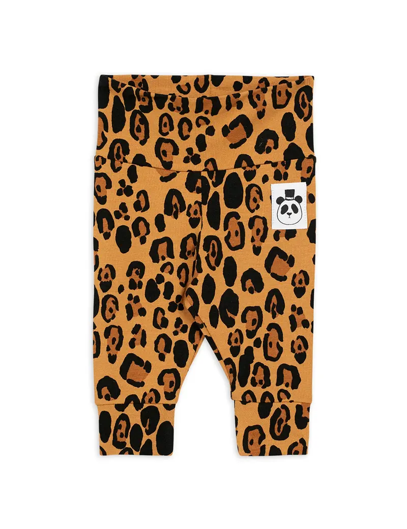 Basic leopard newborn leggings