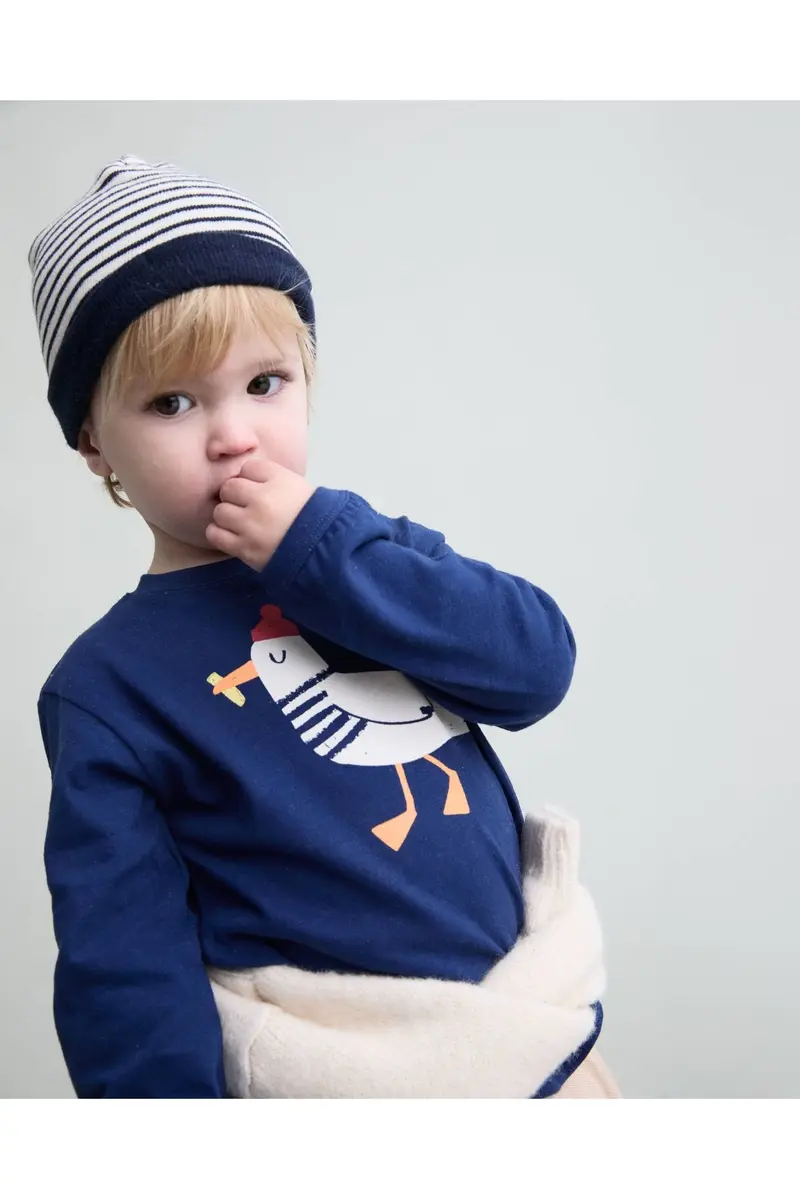 BB bird t-shirt - Marine
