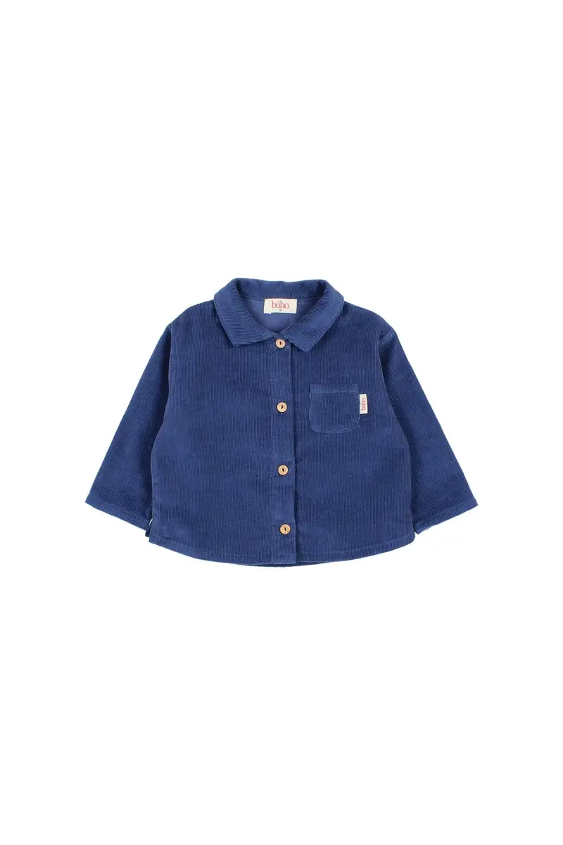 BB soft velour shirt - Marine