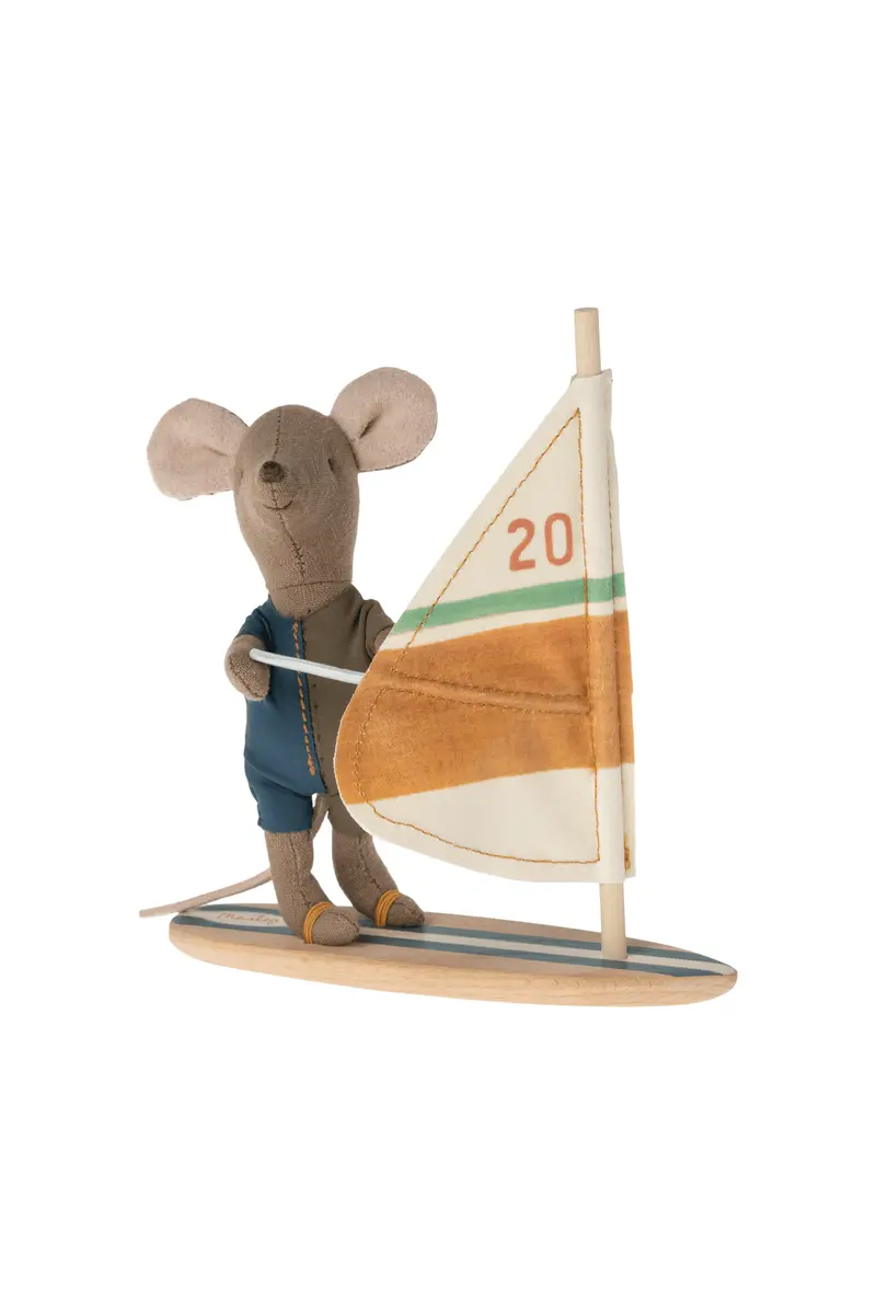 Beach Mice. Surfer Little Brother
