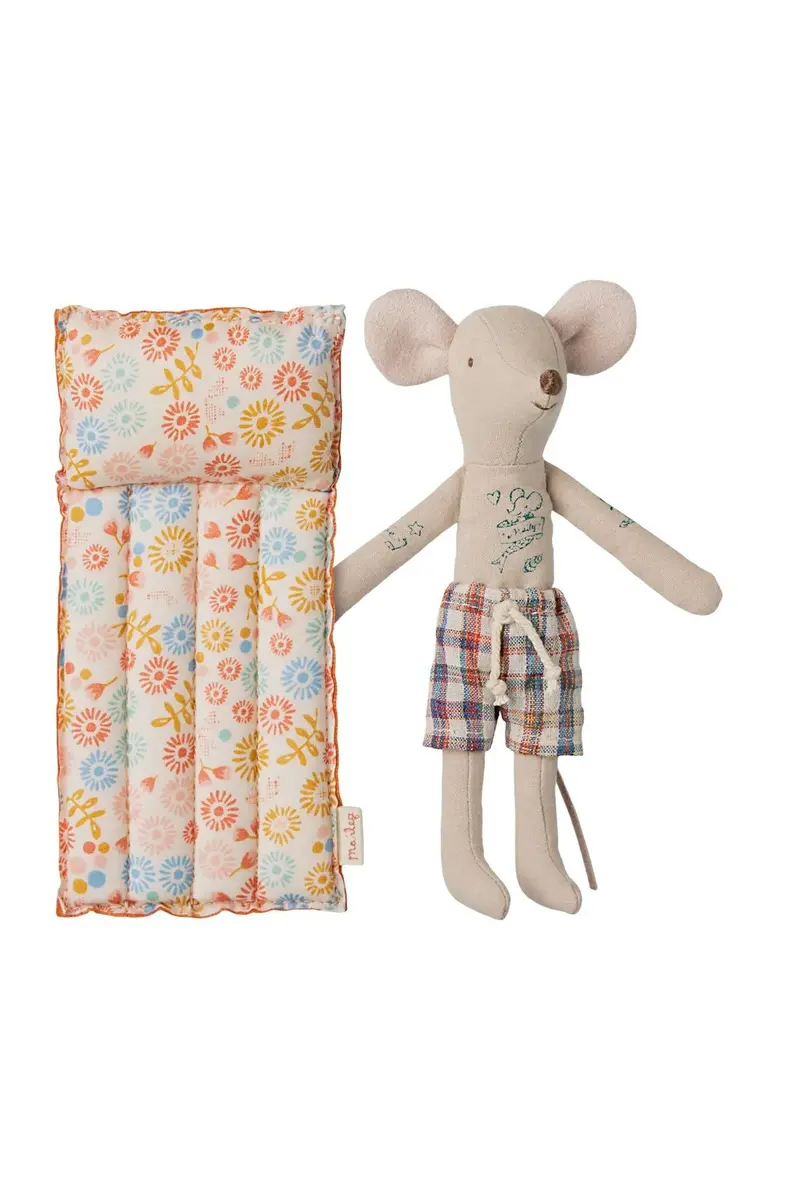 Beach mouse with air mattress, Dad - Flower
