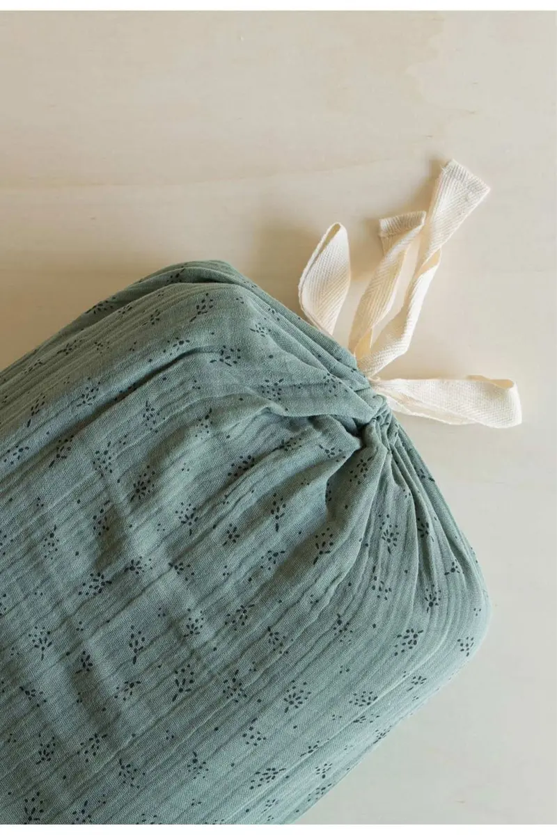 Bed Linen set 1 person Etincelle - Eucalyptus