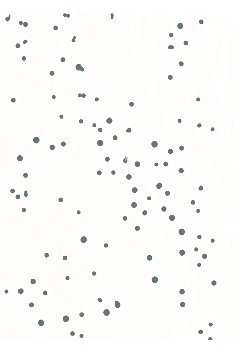 Behang Dottig - Donkerblauw