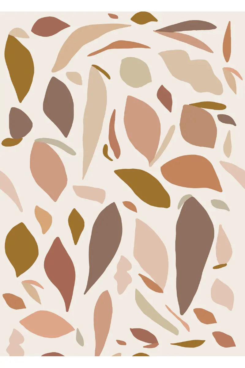Behang Fruitig - Roze
