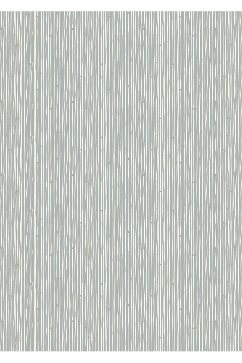 Behang Lijnenspel - Blauw