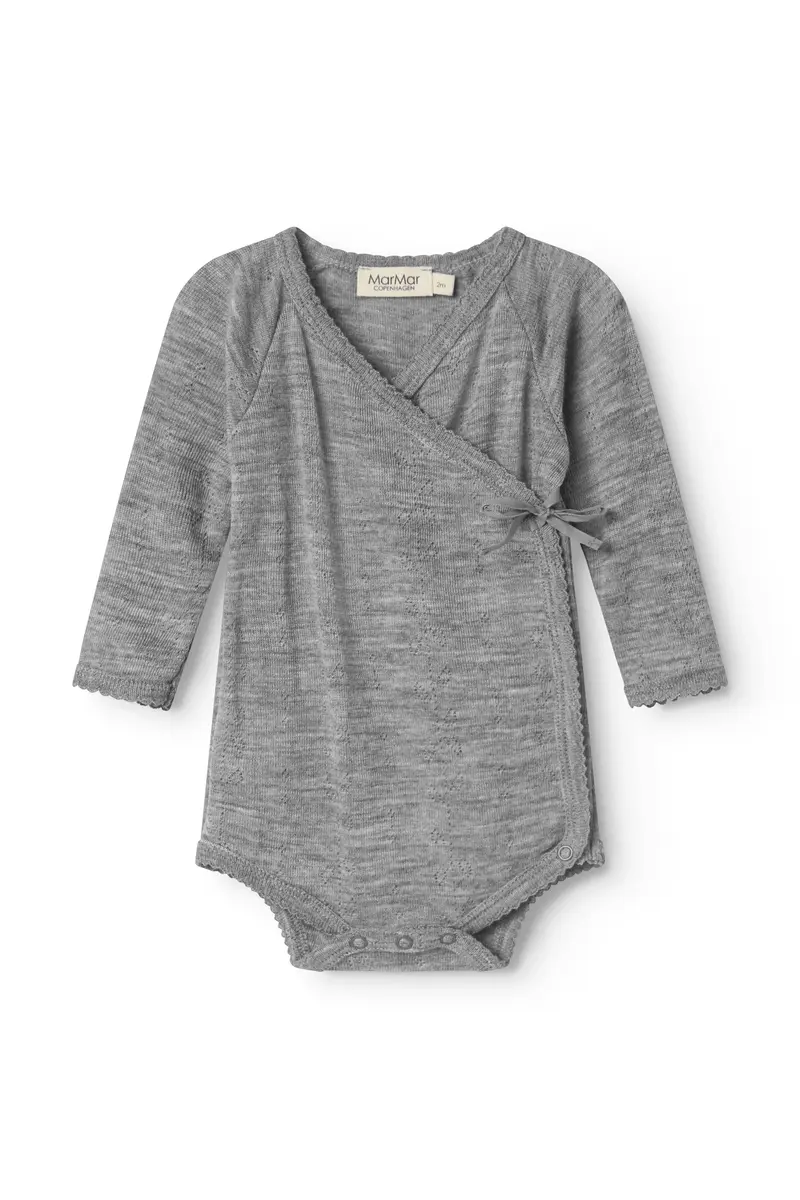 Belita | Wool Pointelle - Grey Melange
