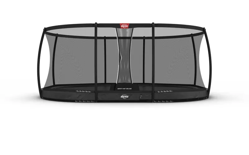 BERG Grand Elite InGround 520 x 345 Grey + Safety Net Deluxe