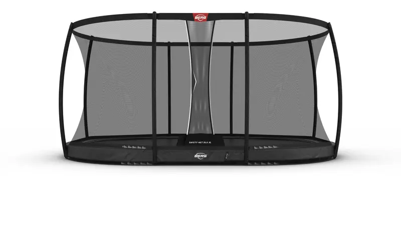 BERG Grand Elite InGround 520 x 345 Grey + Safety Net DLX XL