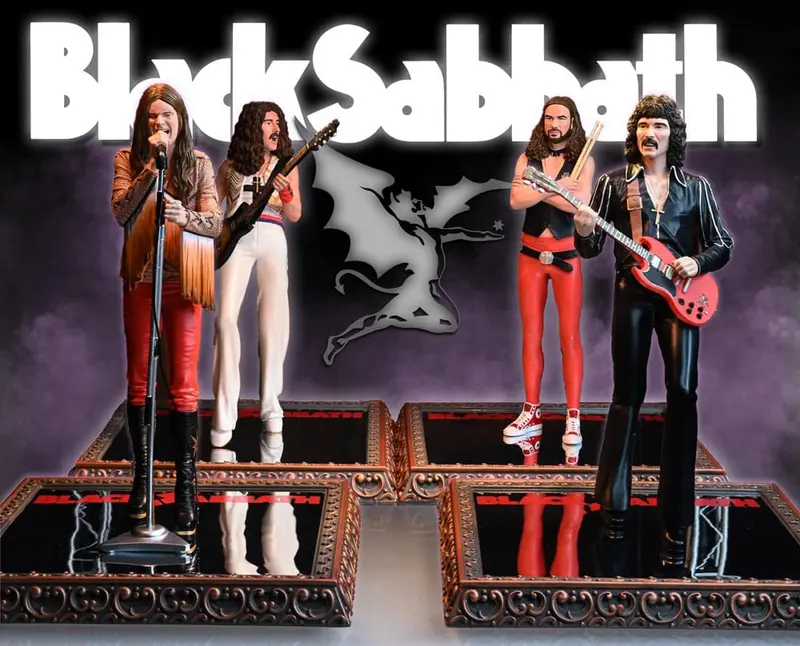 Black Sabbath Rock Iconz Statue 4-Pack Sabotage Era 23 cm Limited Edition