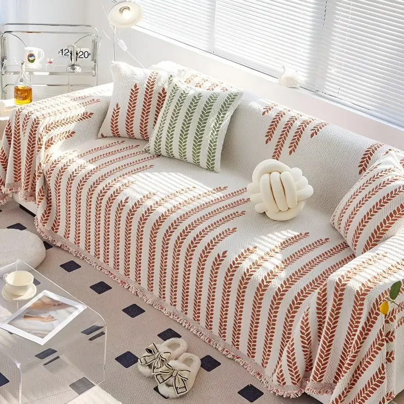 Bladbankhoes - Zachte Microvezel, Chic Ontwerp met Franjes