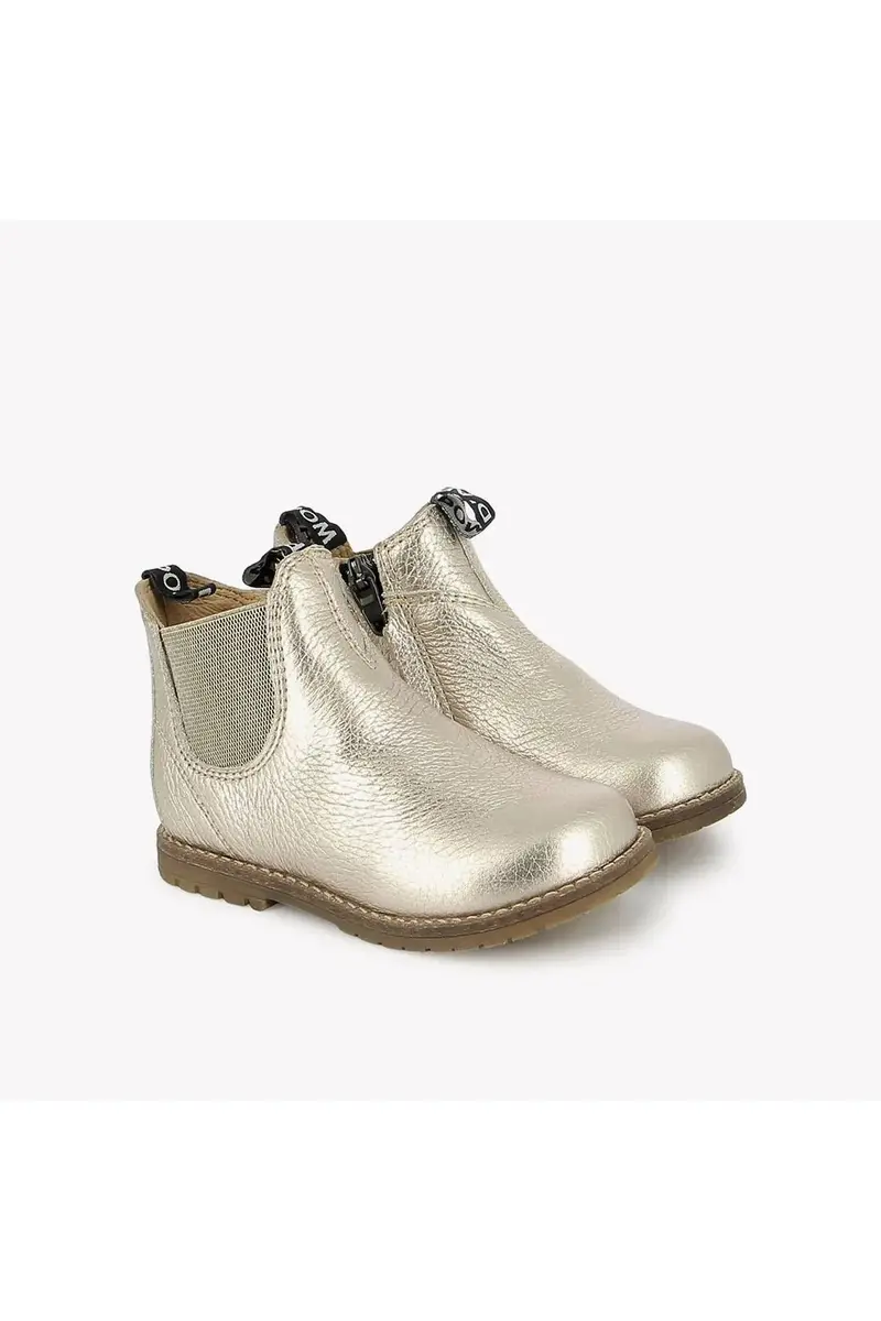 Bob Jod Zip Laminato Graine - Or