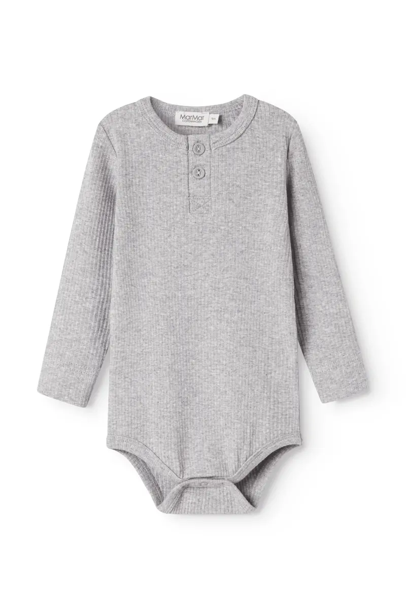 Body LS - Modal Melange - Light Grey Melange