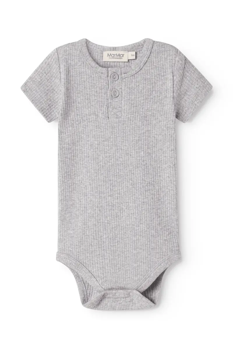 Body SS - Modal Melange - Light Grey Melange