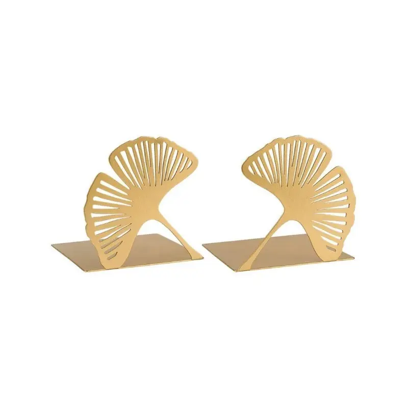 Boekensteunen Ginko Goud (set van 2)