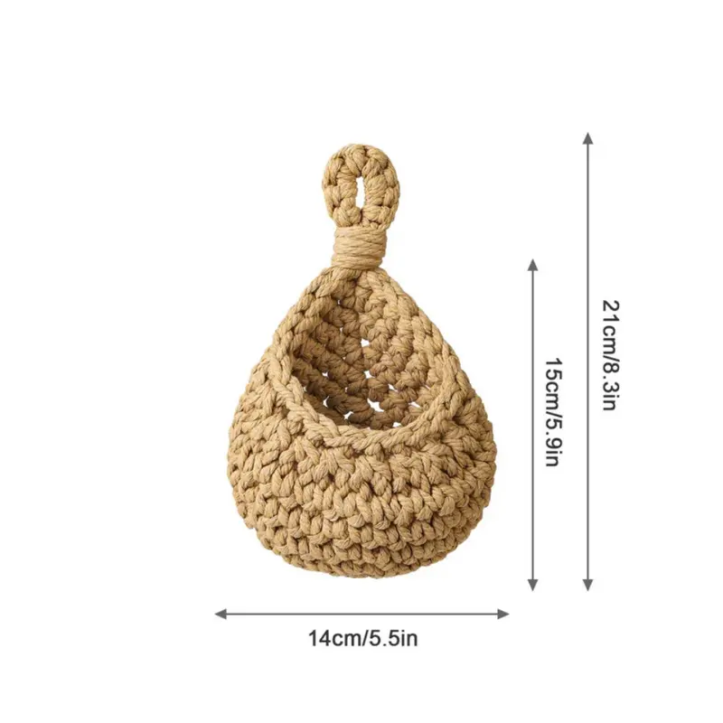 Bora Boho Hangmand - Handgeweven Jute, Duurzaam Design