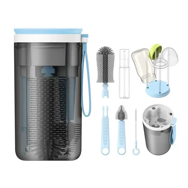 Bottle Cleaning Kit™ - Handig voor onderweg - Baby flessenborstel & reiniger