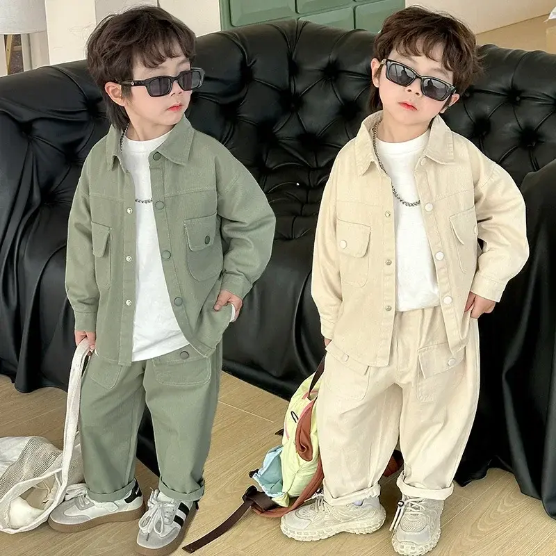 Boys Fashion – Trendy & Comfort – Cargo Set Jongens