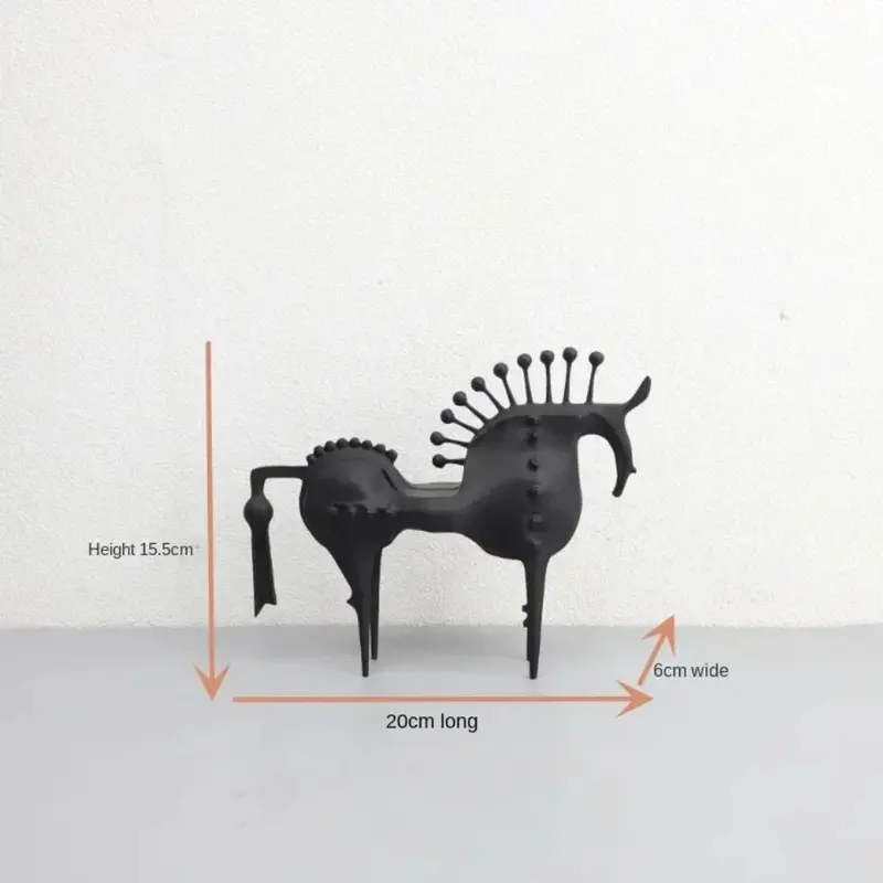Bram Metal Sculpture - Hoogwaardig Metaal, Abstract Paard