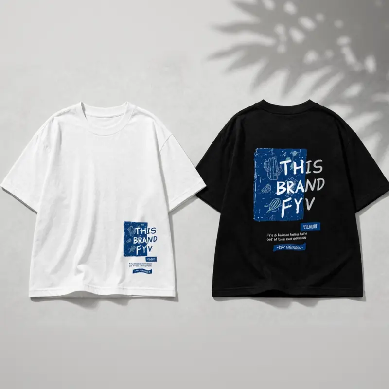 BrightTees – Comfortabel & Kleurrijk – Geprint Los T-shirt