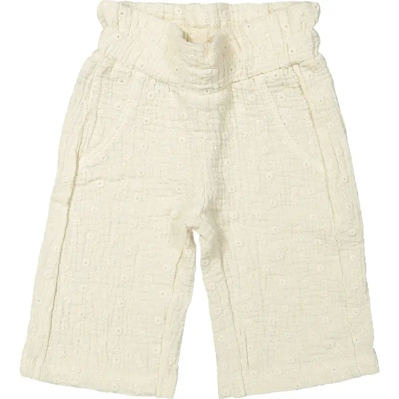 Broek embroidery - biologisch katoen - Riffle Amsterdam