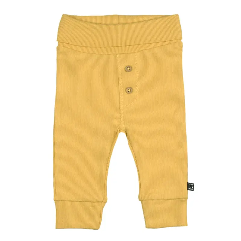 Broek lang - stars, geel - Feetje