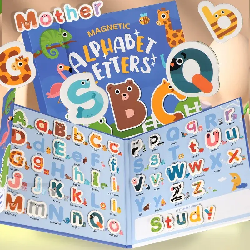 BusyBrain – Engelse woordjes leren & rekenen – Alfabet & Cijfers Puzzelboek