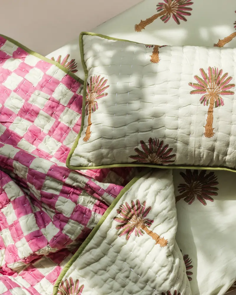 Camio Pinky Palm Deken BABY 100 x 115