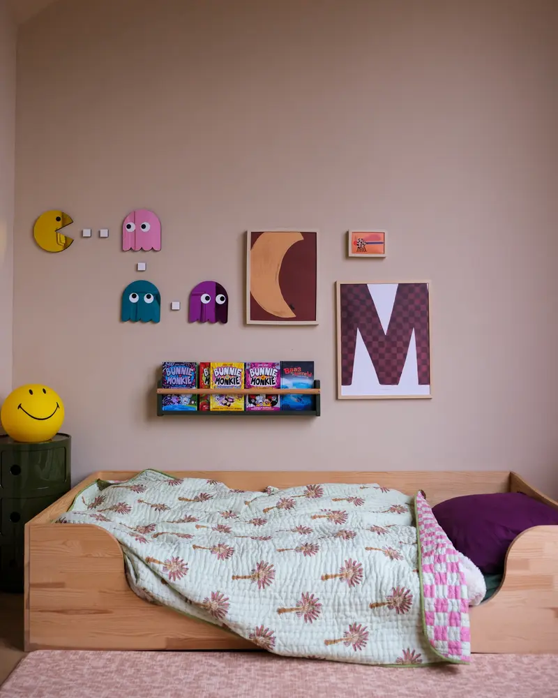 Camio Pinky Palm Deken KIDS 135 x 165