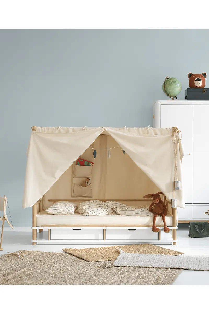 Camp bed canopy wild, undyed