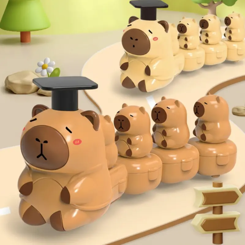 Capybara Train Toy – Speels & Schattig – Druk Trein